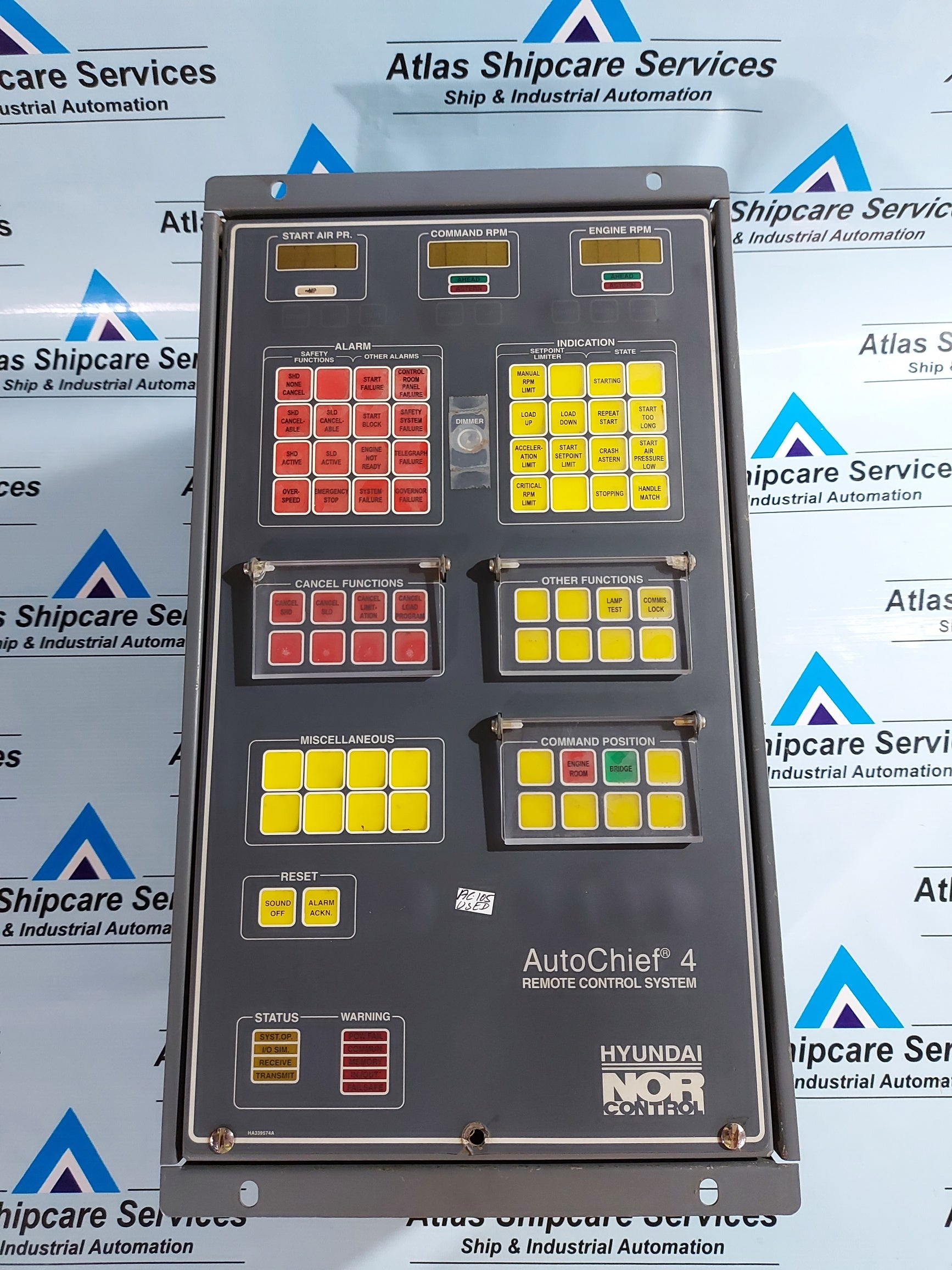 NORCONTROL AUTOCHIEF 4 REMOTE CONTROL SYSTEM PART.NO 8200021